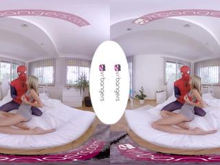 VR PORN-Spider-Man: XXX Parody with tempting teen Gina Gerson