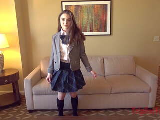 I Put a School Uniform on a daughter who just Turned 18 Yo | xHamster