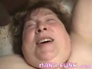Granny slut Loves Two Dicks